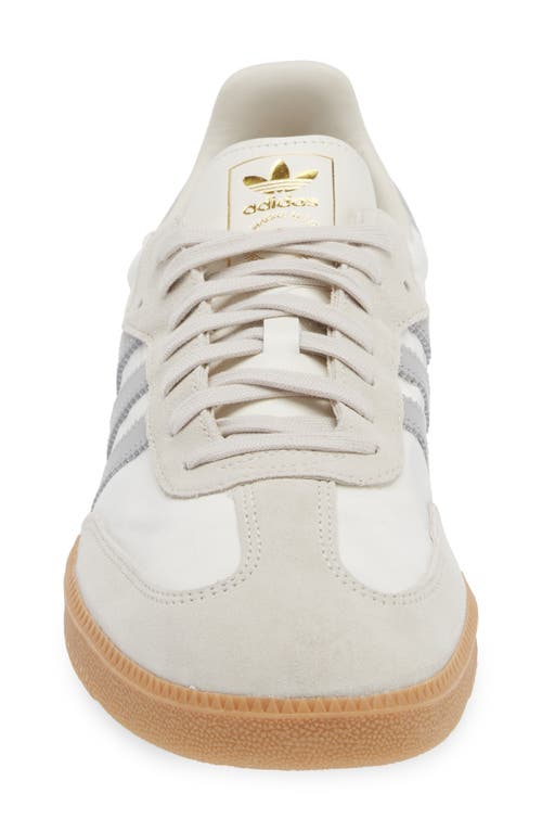 Shop Adidas Originals Adidas Gender Inclusive Samba Og Sneaker In Off White/grey Two/alumina