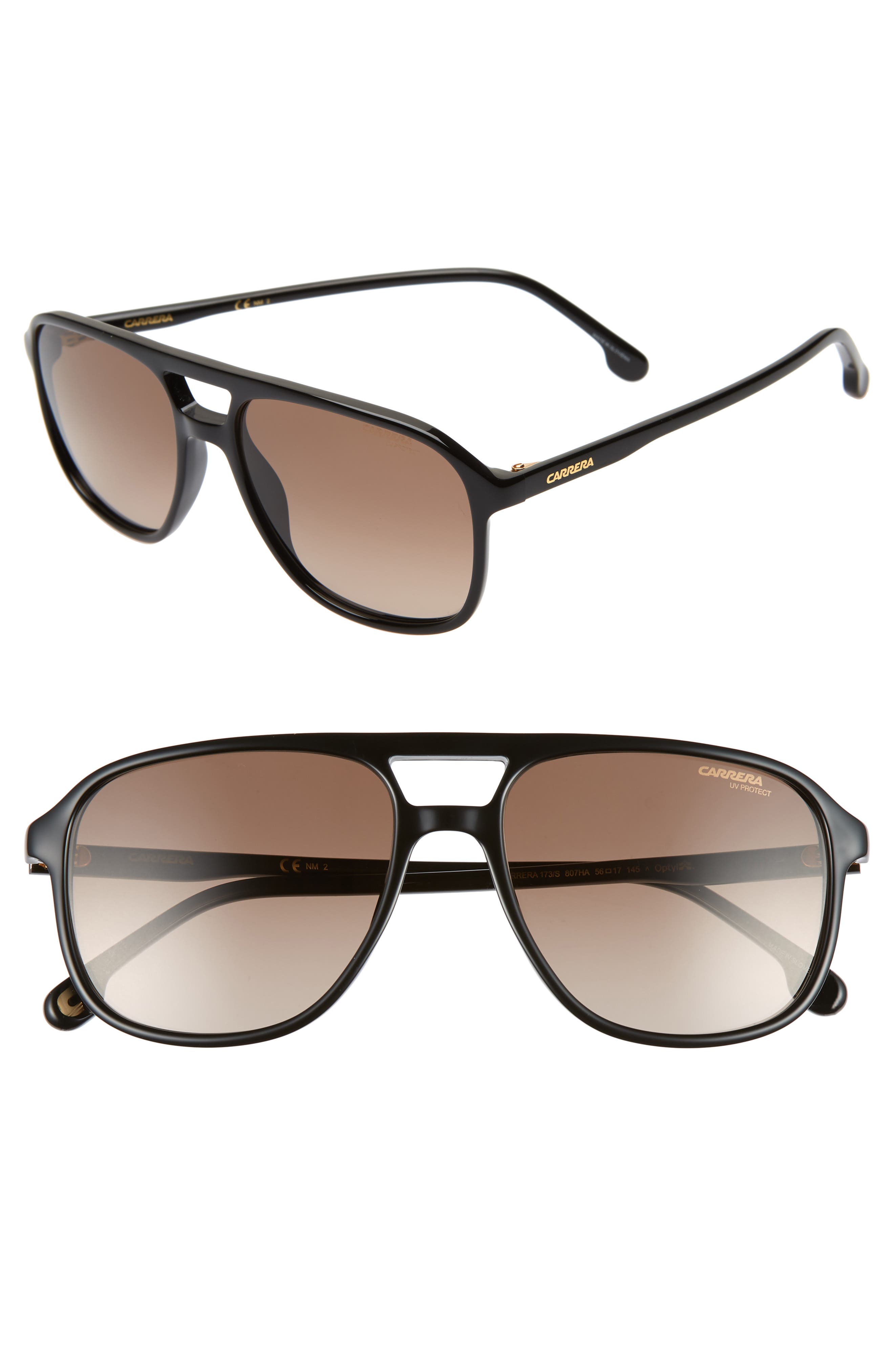 Carrera Eyewear 56mm Aviator Sunglasses Nordstrom