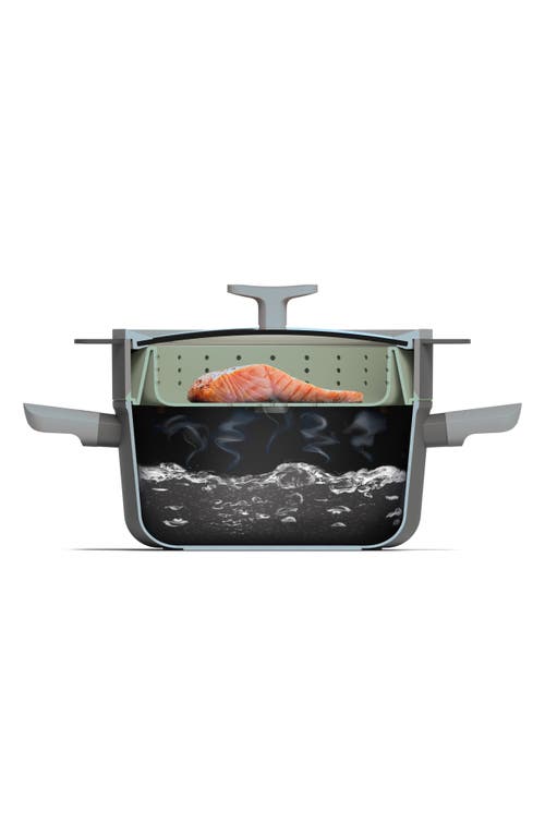 Berghoff Leo Balance Collapsible Steamer In Sage