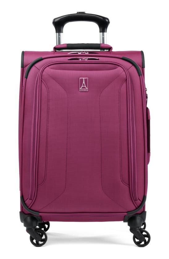 Shop Travelpro Pilot Air™ 2 Expandable 21" Spinner Suitcase In Dark Magenta