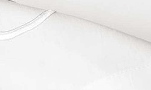 Shop Sferra Catena Flat Sheet In White/lunar