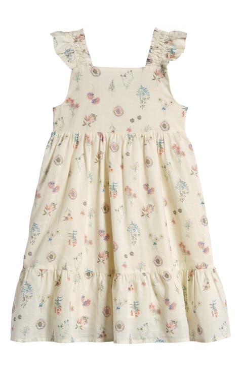 Kids' Floral Print Cotton Dress (Little Kid & Big Kid)