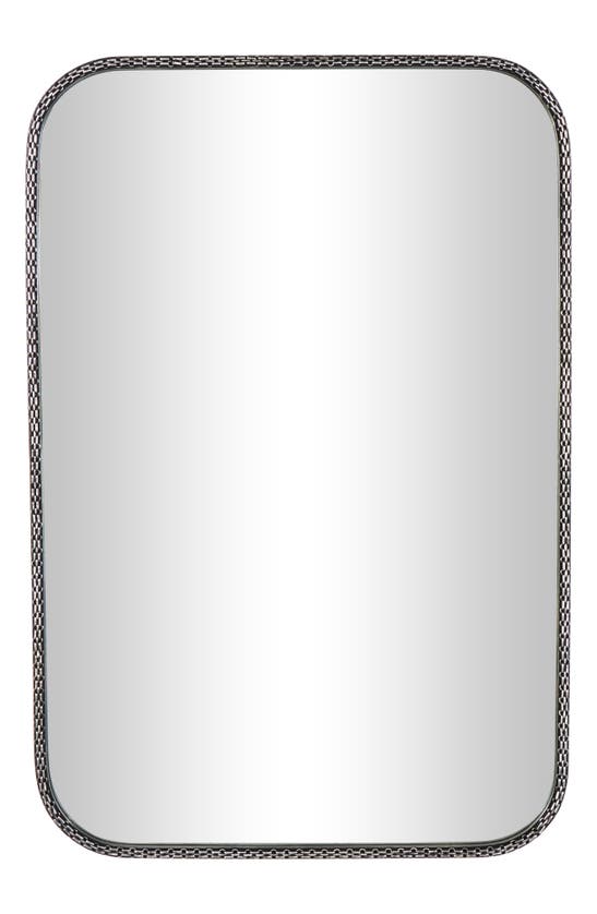 Vivian Lune Home Chain Wall Mirror In Metallic