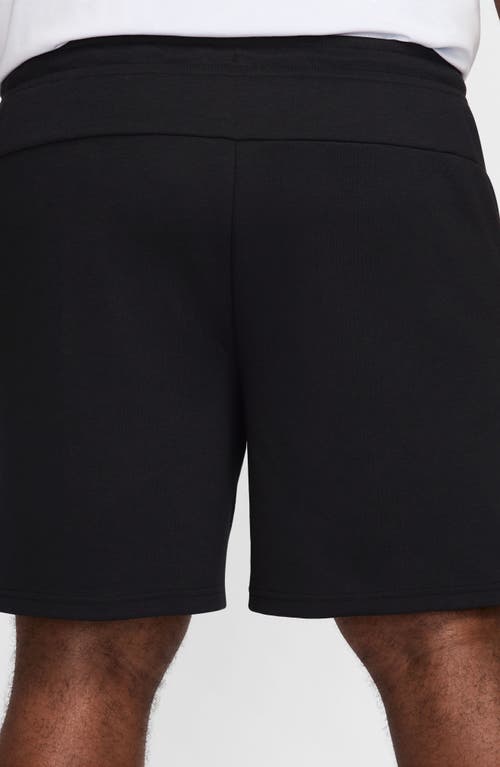 Nike Men's Primary Fleece 7" Dri-fit Uv Unlined Performance Shorts In Black/black