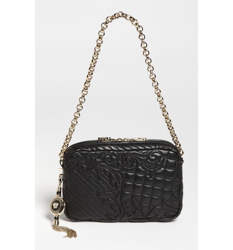 Versace 'Vanitas' Embroidered Leather Shoulder Bag | Nordstrom