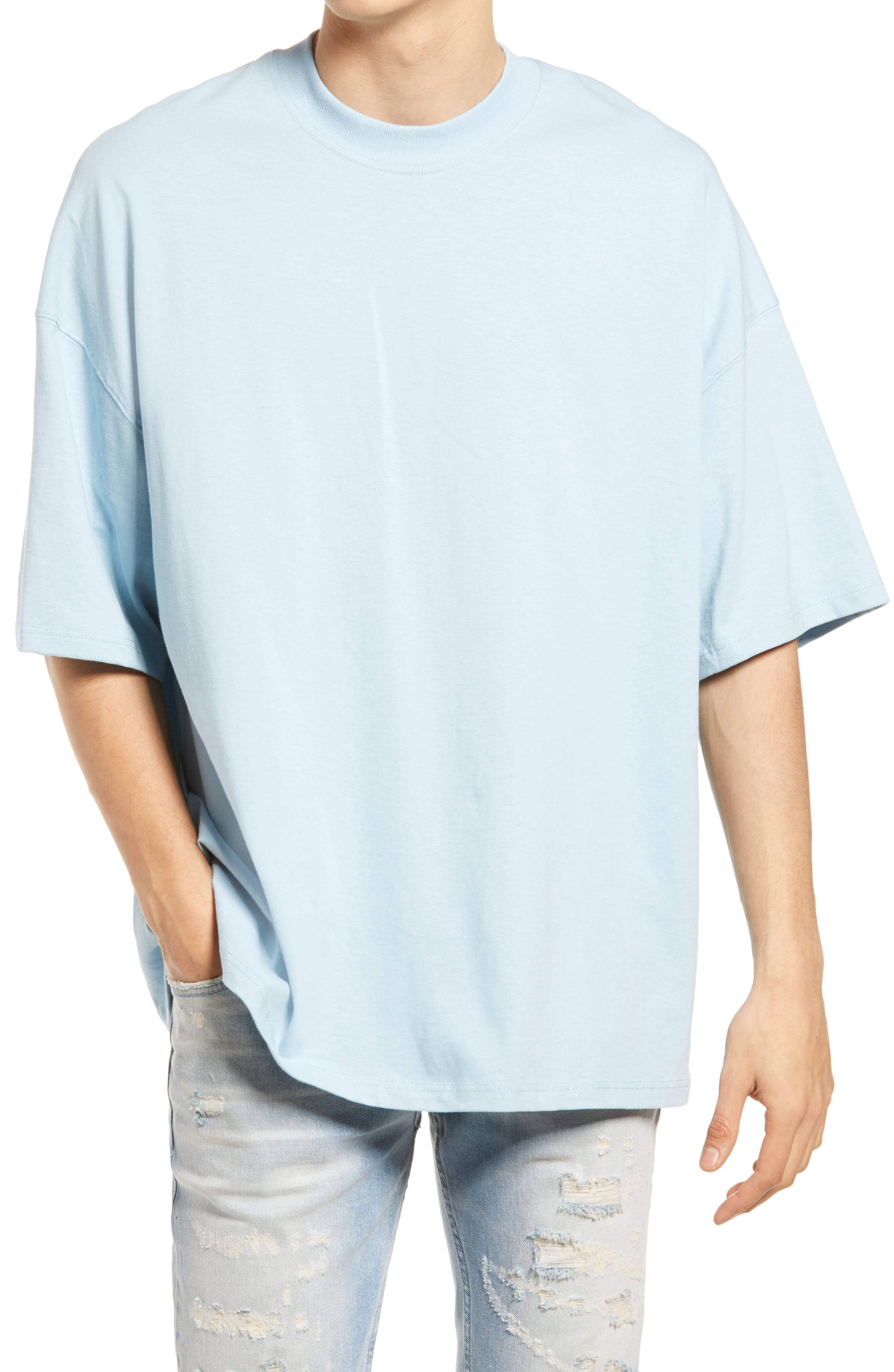 topman high neck t shirt