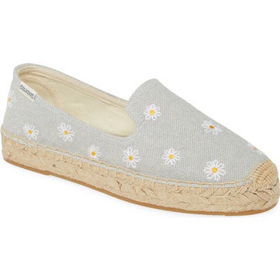 Soludos Daisies Espadrille- Blue