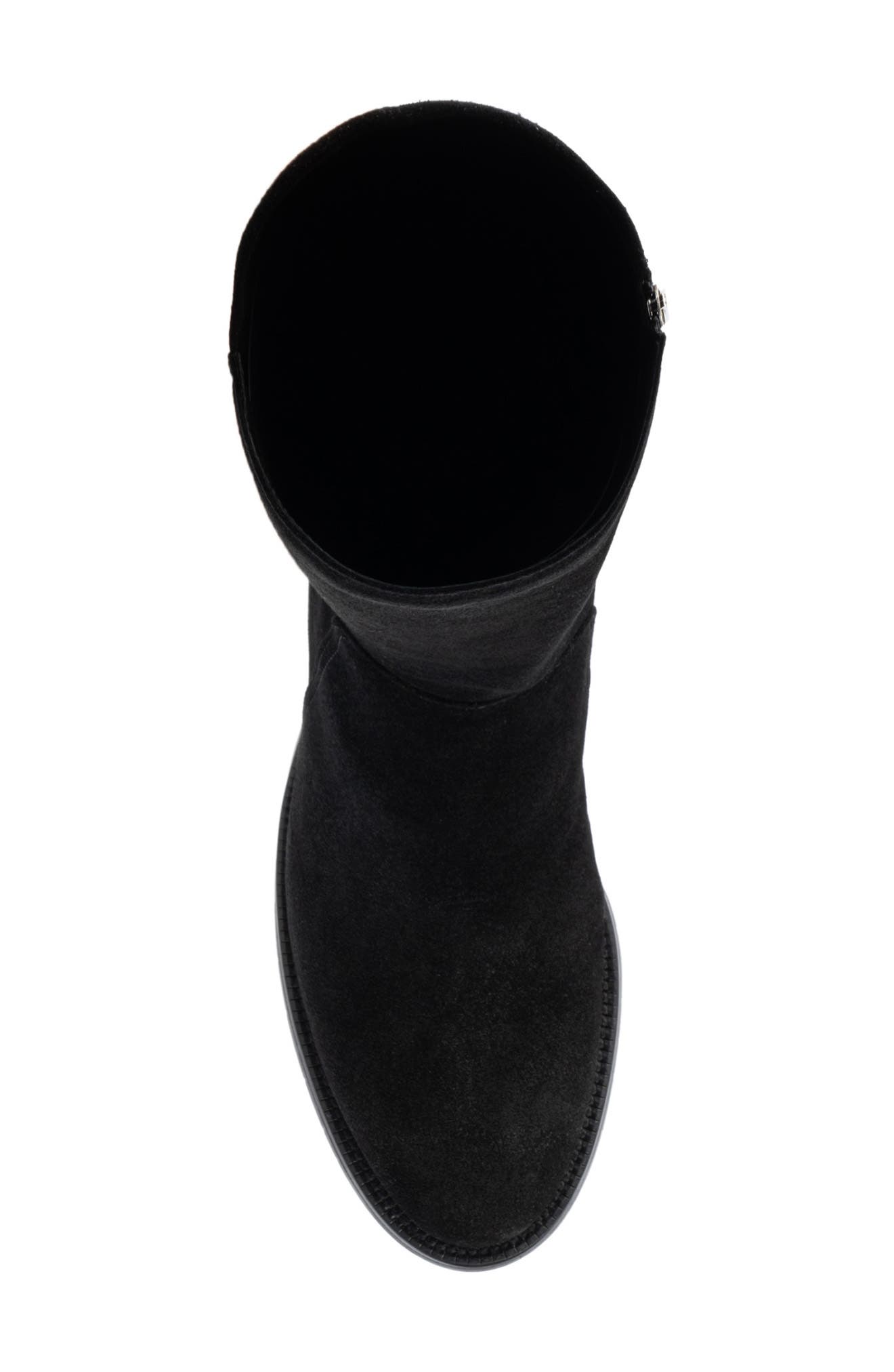 Aquatalia Jasmina Weatherproof Knee High Boot in Black Smart Closet