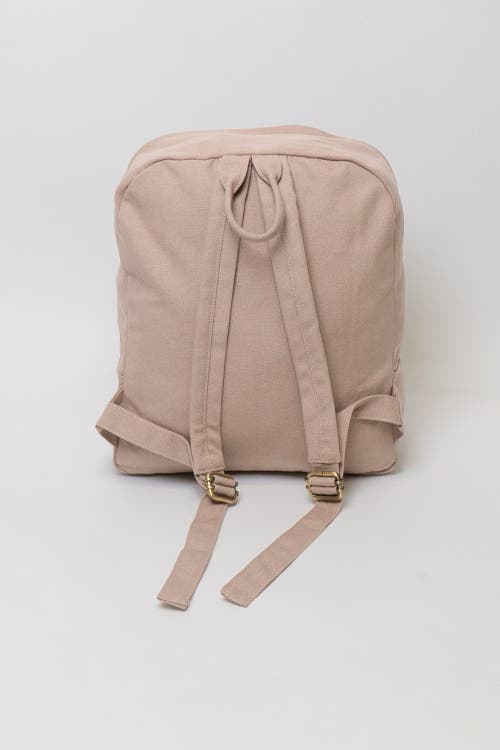 Terra Thread Organic Cotton Mini Backpack In Sand Dune