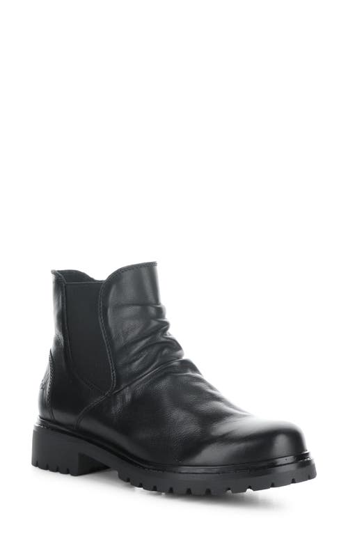 Bos. & Co. Cecil Slouch Waterproof Bootie Black Feel Leather at Nordstrom,