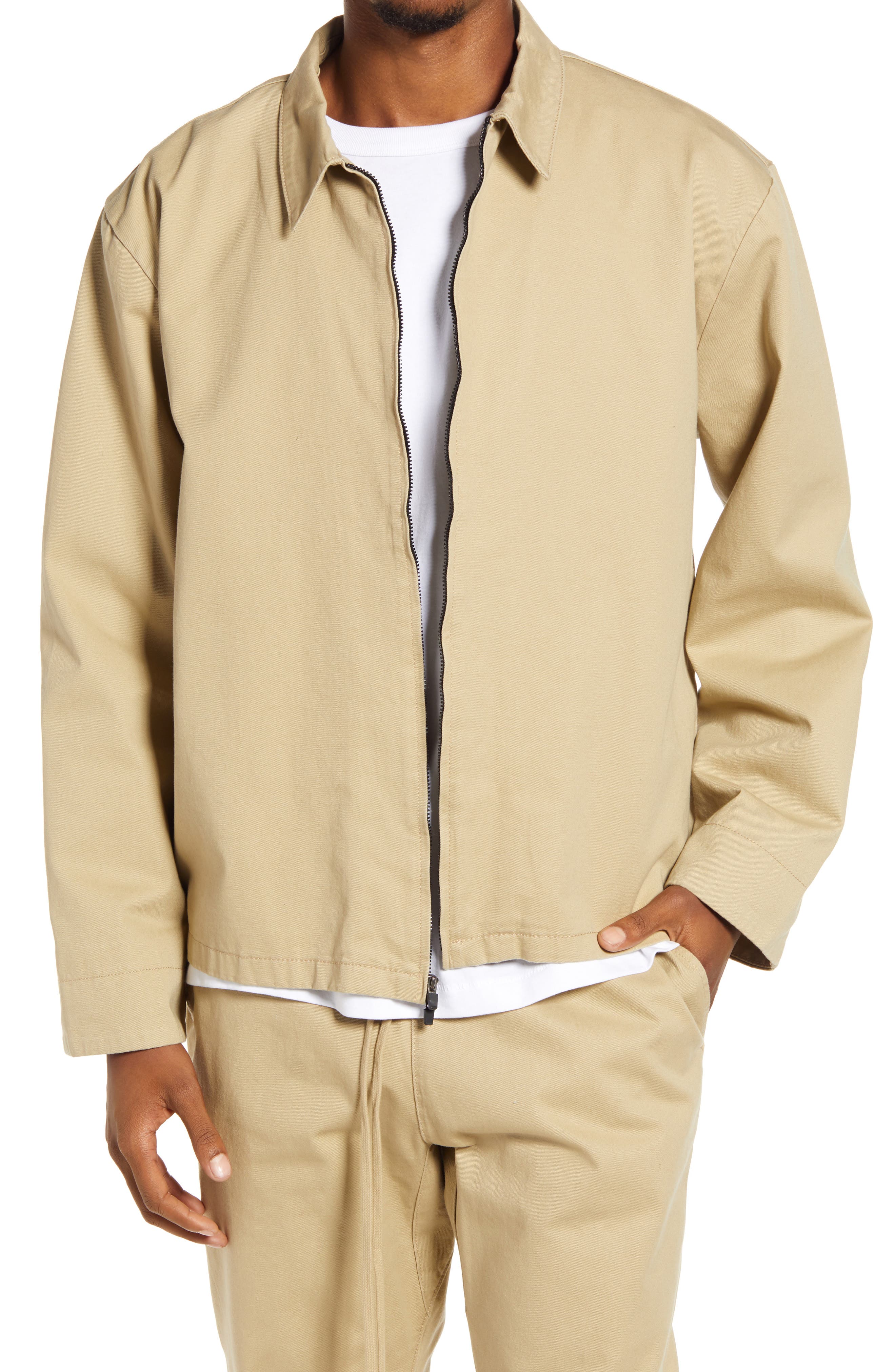 fear of god essentials twill jacket