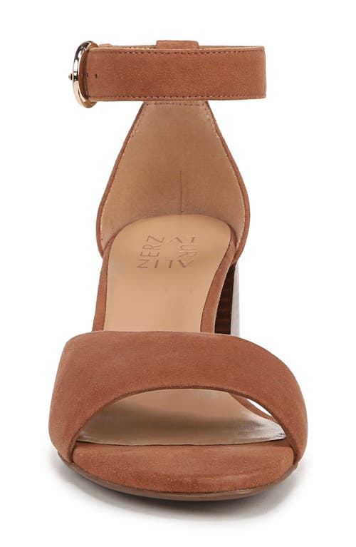 Shop Naturalizer Verly Ankle Strap Flare Heel Sandal In English Tea