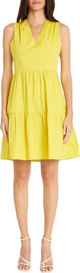 Maggy London Sleeveless Tiered Fit Flare Dress Nordstromrack