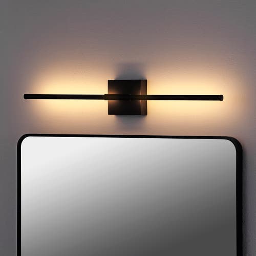 Jonathan Y Makena Modern Minimalist Dimmable Integrated Led Metal Wall Sconce In Oil Rubbed Bronze