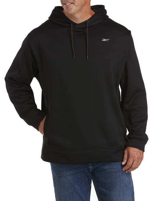 Reebok Performance Fleece Pullover Hoodie in Black 