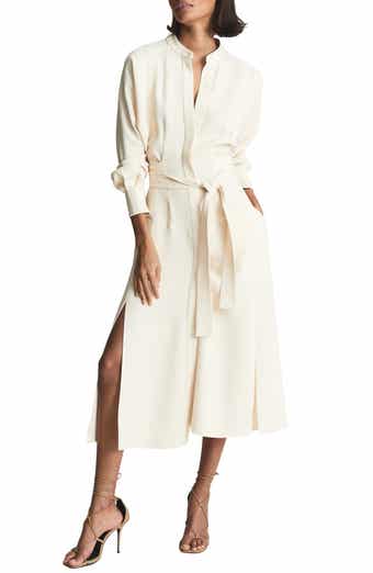 Reiss Jodie Long Sleeve Wool & Cashmere Blend Sweater Dress 