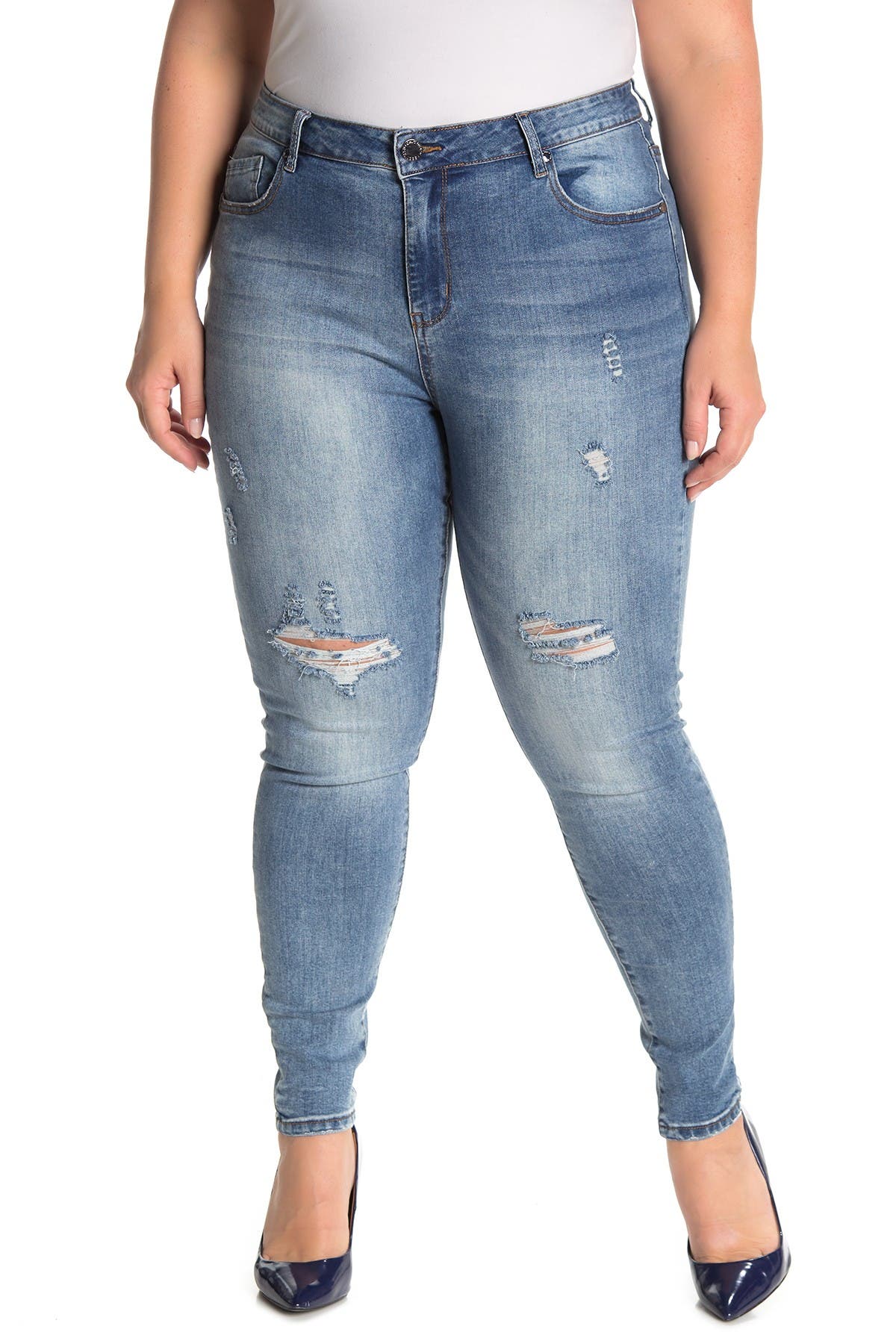 city chic ripped jeans