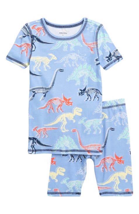 Kids' Glow in the Dark Fitted Two-Piece Short Pajamas (Toddler, Little Kid & Big Kid)