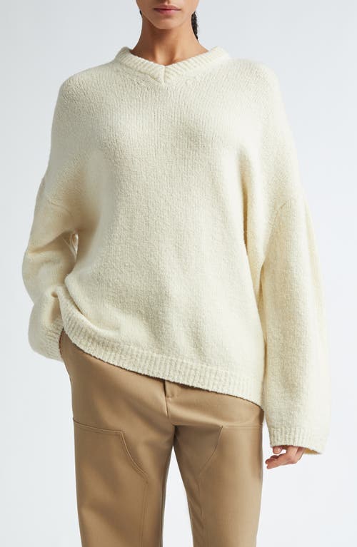 Shop Bite Studios Merino Wool Sweater In Off White