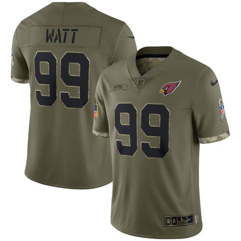 Autographed Houston Texans J.J. Watt Fanatics Authentic Framed Red Nike Limited Jersey Collage