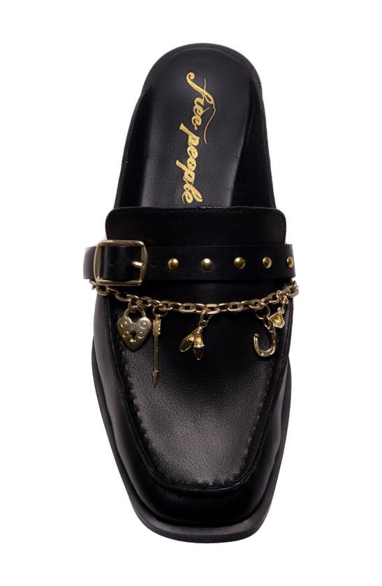 Free People Mystic Treasures Mule In Black