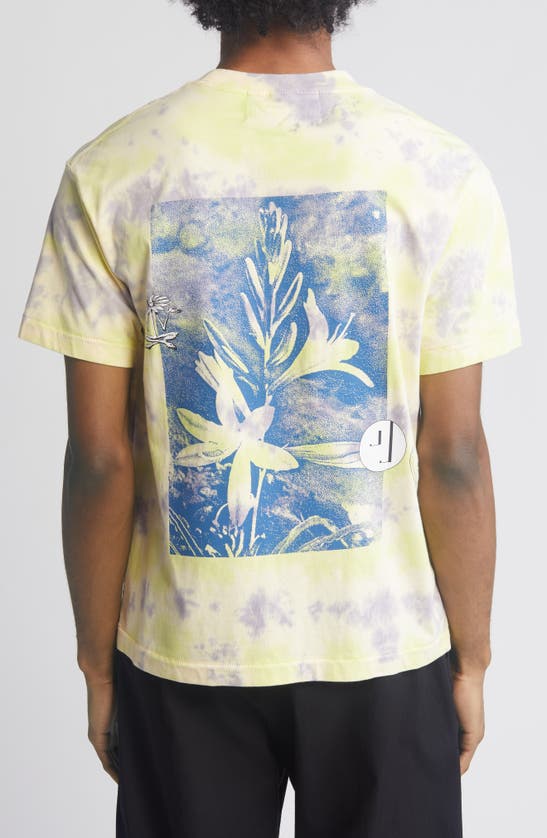 Shop Jungles Expect Nothing Tie Dye Cotton Graphic T-shirt