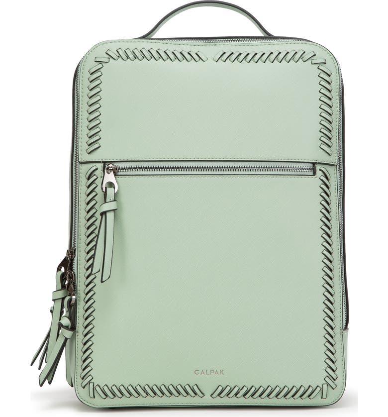 Kaya Faux Leather Laptop Backpack