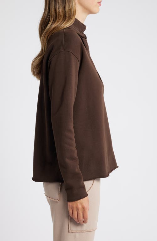 Shop Frank & Eileen Patrick Popover In Irish Chocolate