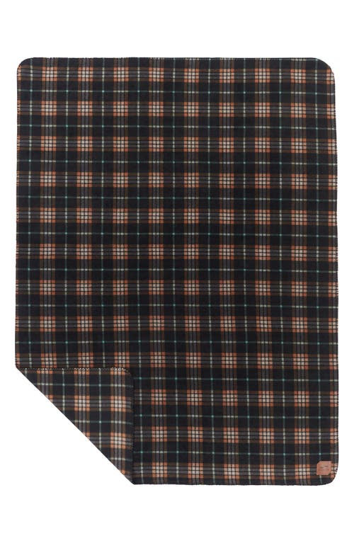 Slowtide Jensen Recycled Polyester Fleece Blanket in Black at Nordstrom, Size Throw