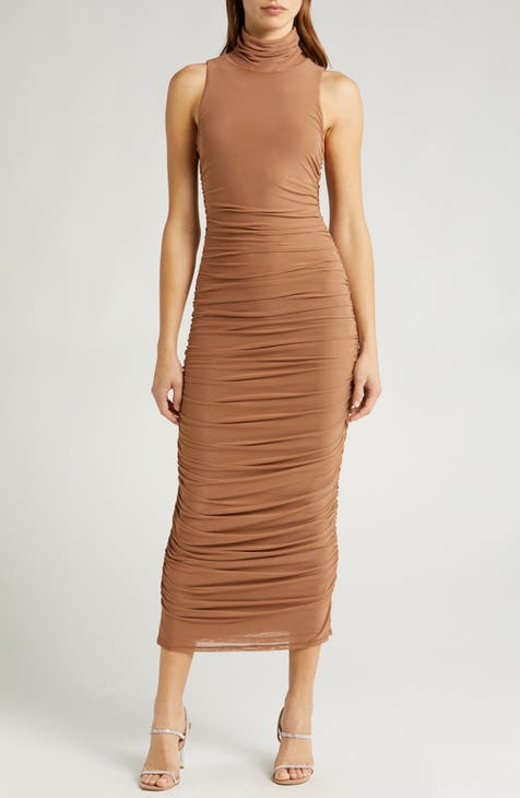 Afrm lala hot sale midi dress