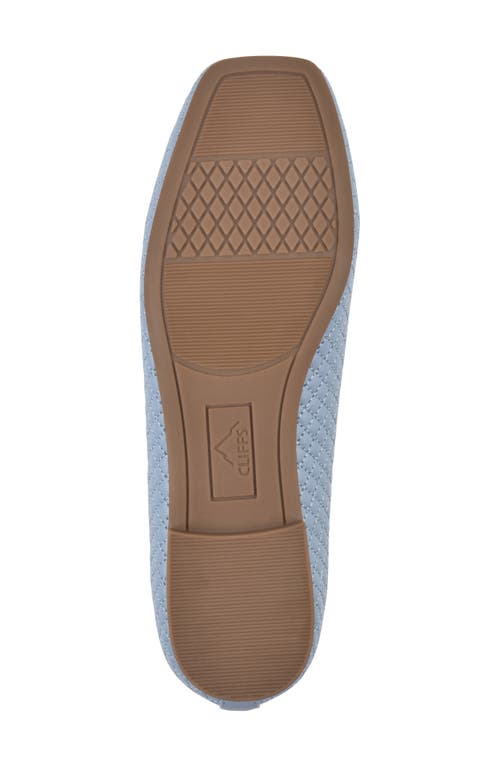 Cliffs By White Mountain Bessy Ballet Flat In Carolina/blue/smooth