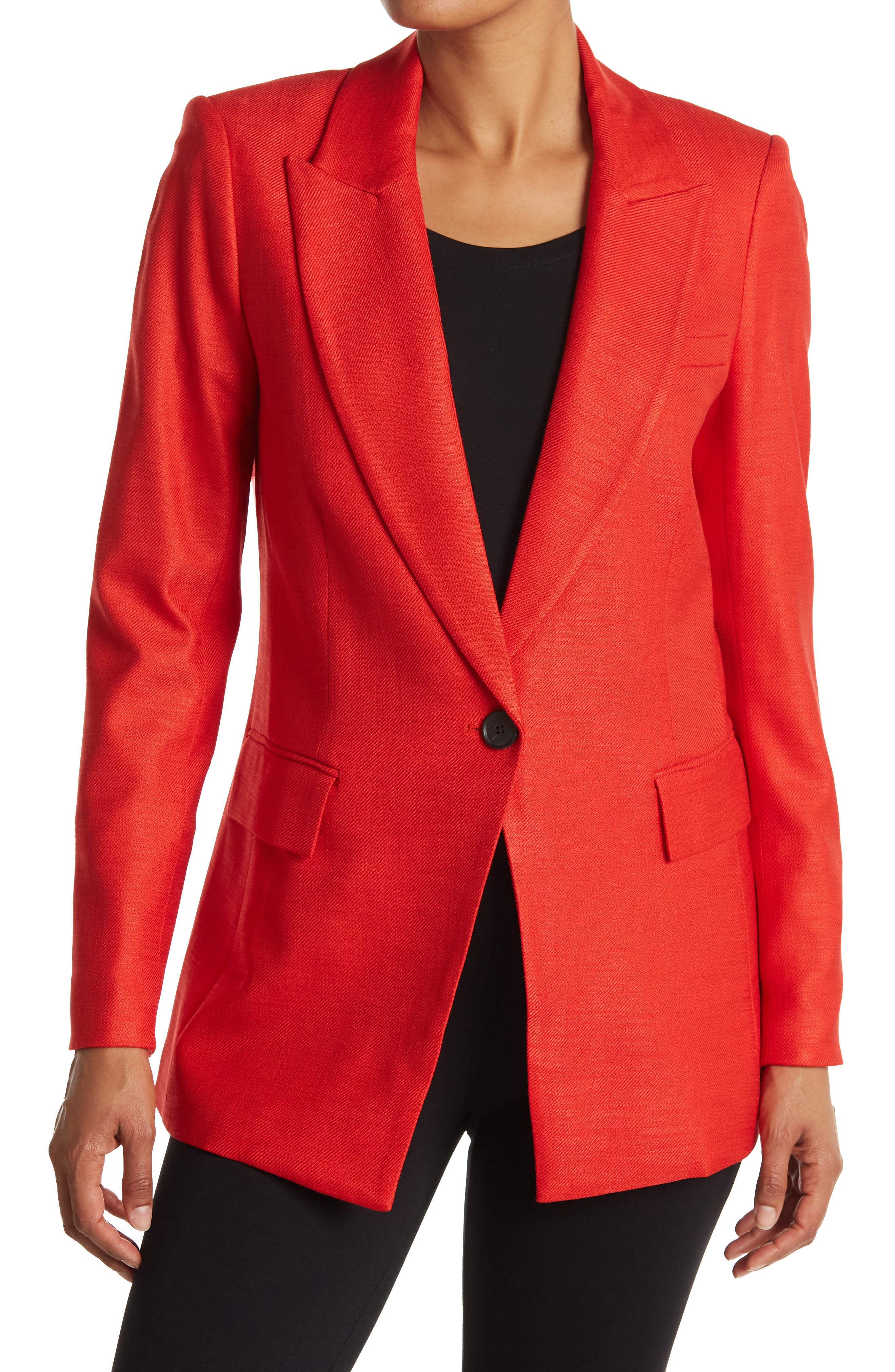 veronica beard long and lean jacket