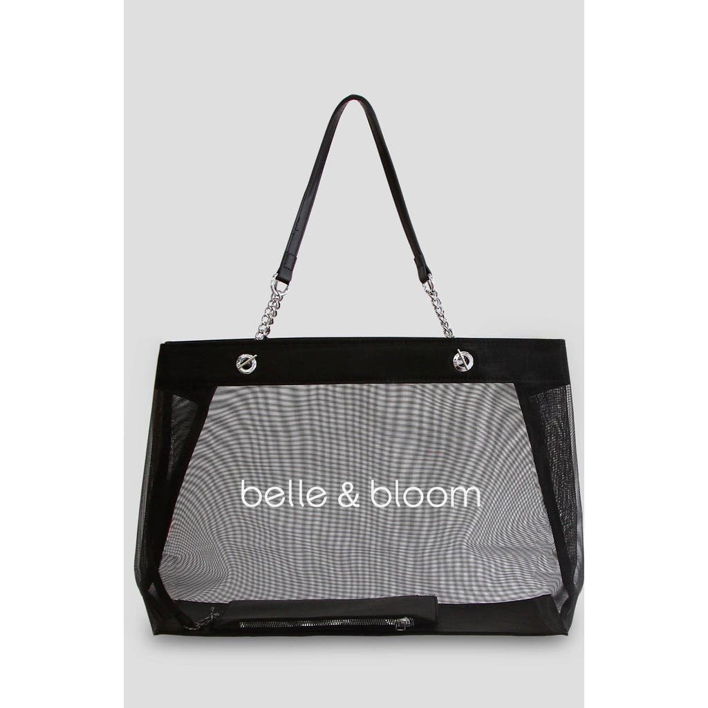 Belle & Bloom Wild Lover Tote Bag In Black/white