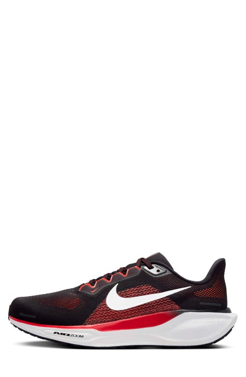 Shop Nike Air Zoom Pegasus 41 Running Shoe In Black/fire Red/white