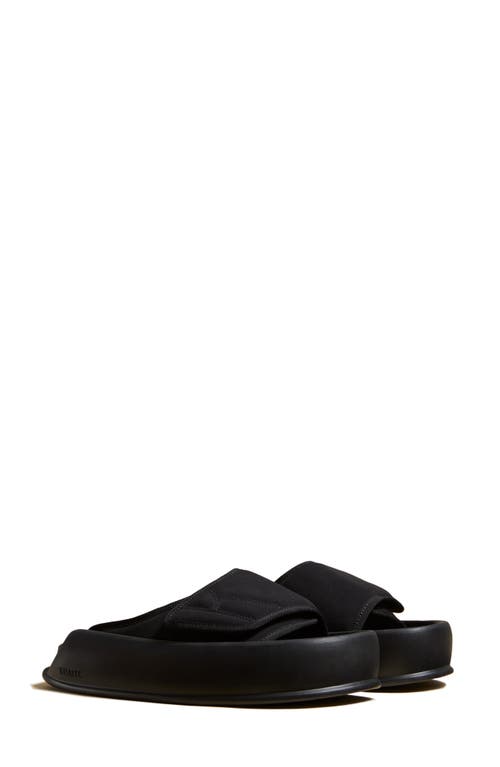 Khaite Rockaway Slide Sandal In Black