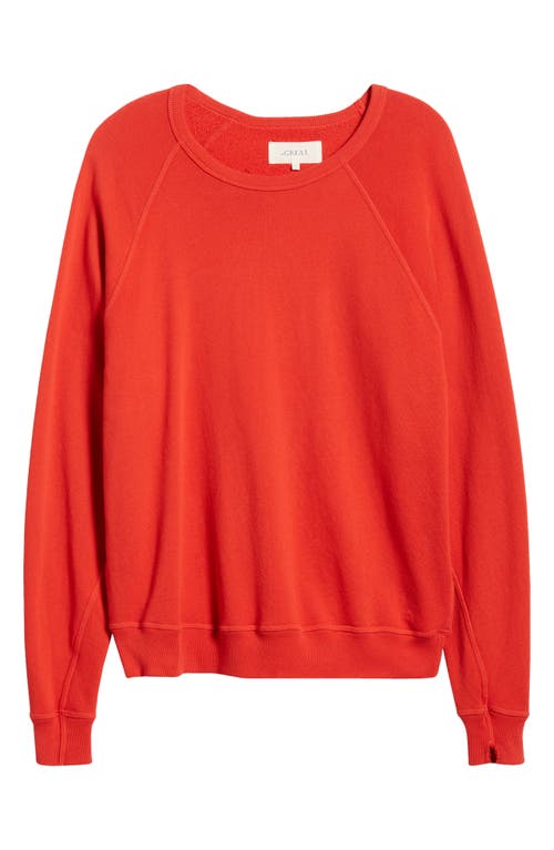 Shop The Great . College French Terry Sweatshirt In Campfire