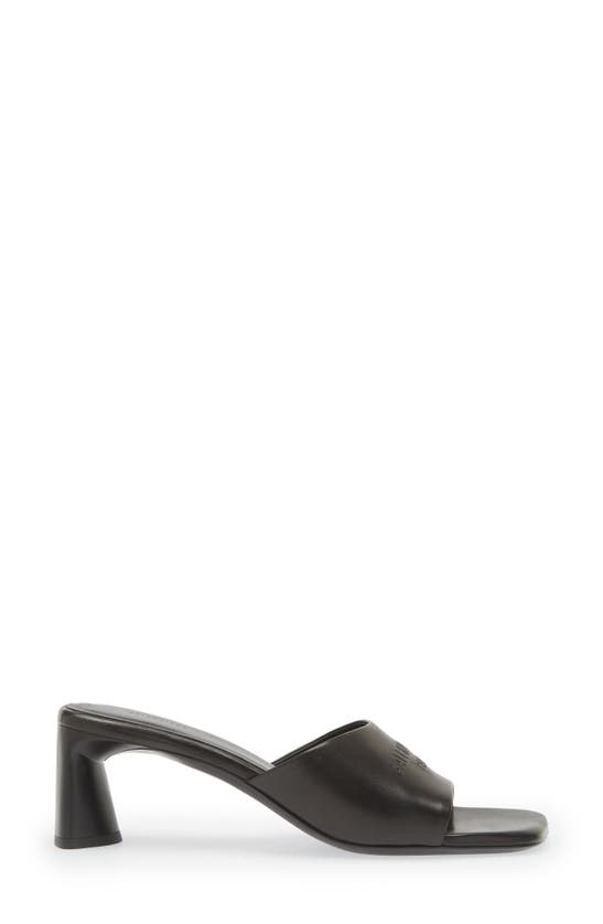 Shop Balenciaga Dutyfree Slide Sandal In Black