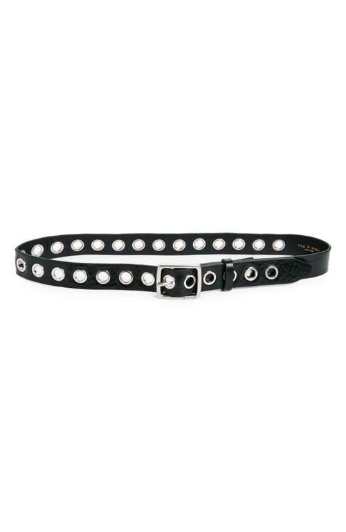 Shop Rag & Bone Grommet Boyfriend Belt<br /> In Blk