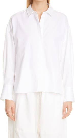 PARTOW Theo Jacquard Stripe Cotton Shirt | Nordstrom