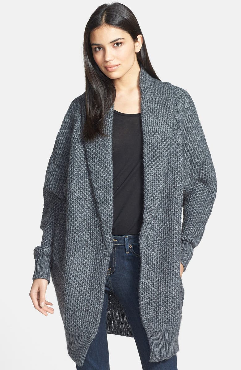 maje 'Document' Marled Open Front Cardigan | Nordstrom