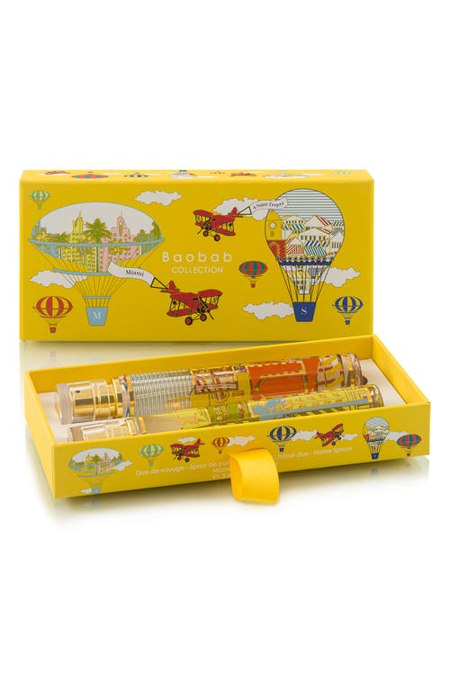 Baobab Collection À Saint-tropez And Miami Room Spray Gift Set In Multicolor