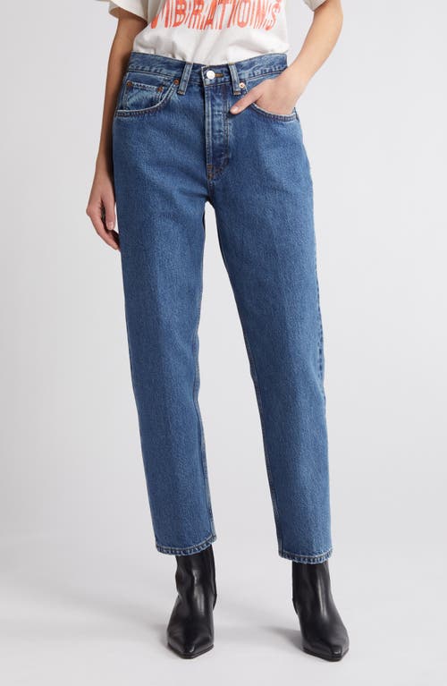 Re/Done '70s Stovepipe Organic Cotton Jeans Blue Mere at Nordstrom,