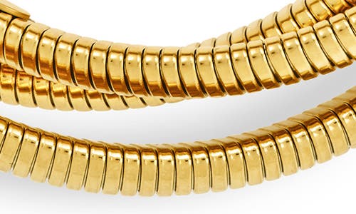 Sterling Forever Briar Set Of 3 Stackable Bracelets In Gold