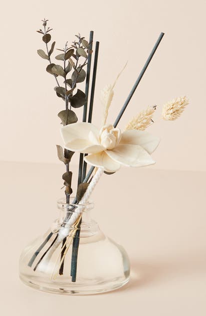 Anthropologie Home Floral Bouquet Diffuser In Amber Woods | ModeSens
