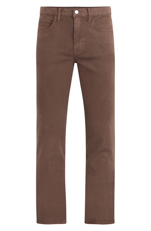 Shop Joe's The Brixton Twill Chinos In Chocolate Martini