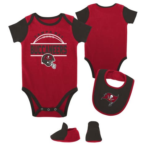 Youth Red/Pewter Tampa Bay Buccaneers Spirit Cheer Two-Piece Cheerleader Set