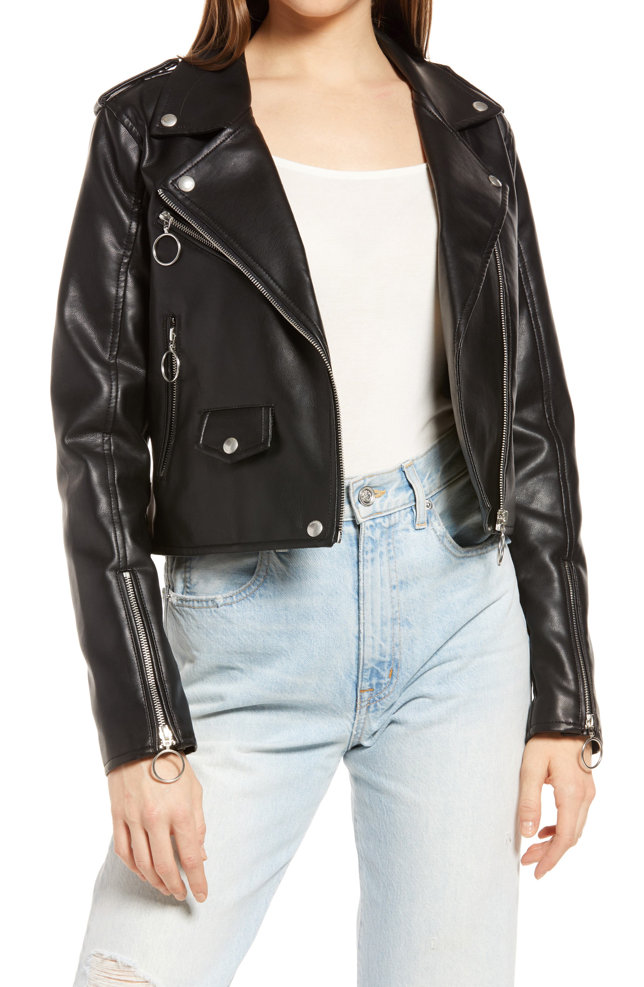 nordstrom moto leather jacket