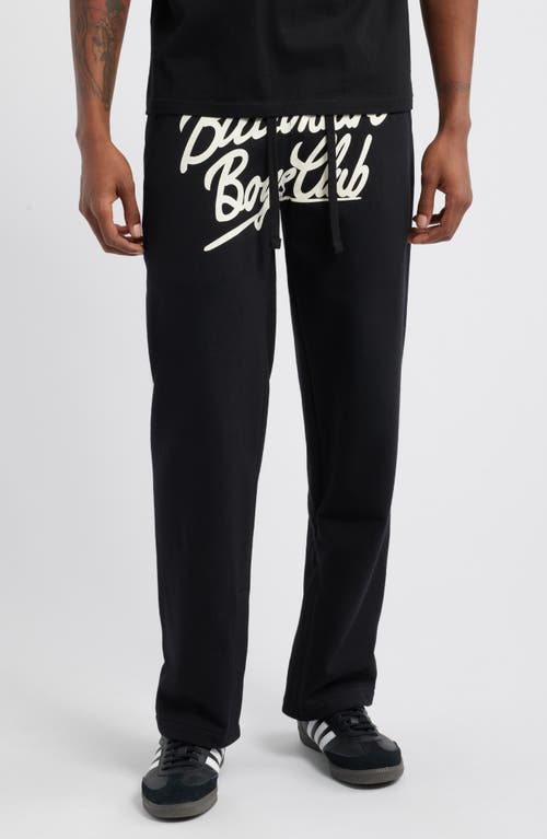 Billionaire Boys Club Logo Script Graphic Lounge Pants in Black 