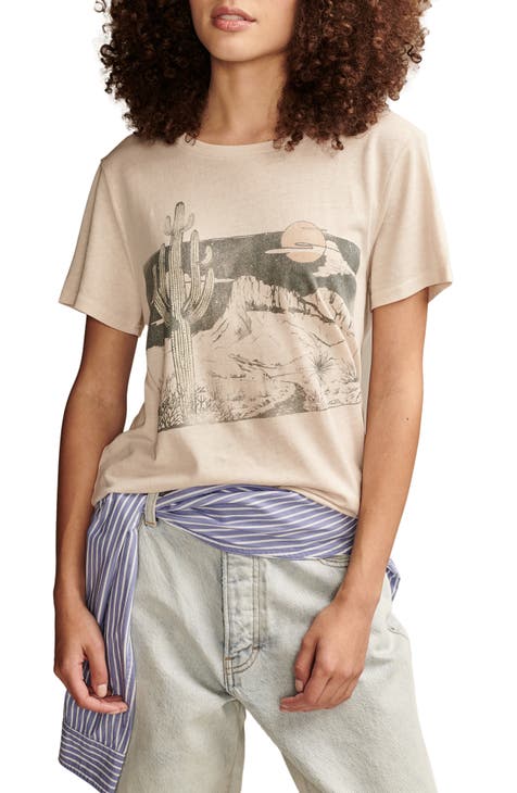 Lucky Brand Women's Graphic Tee : : Clothing, Shoes & Accessories