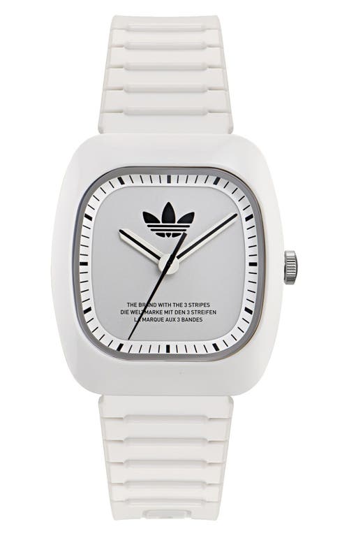 adidas AO Bracelet Watch in White at Nordstrom